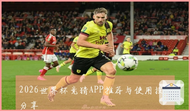 2026世界杯竞猜APP推荐与使用技巧分享